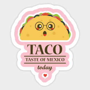 taste of mexico Sticker